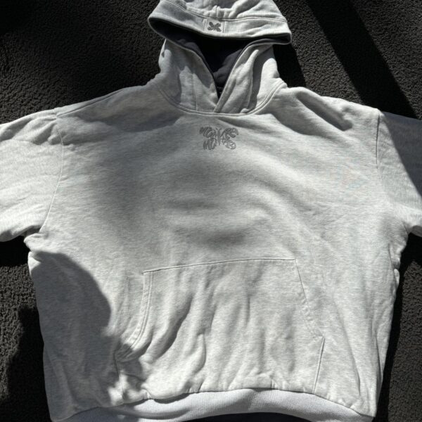 Mertra Mertra Grey and Navy Hoodie